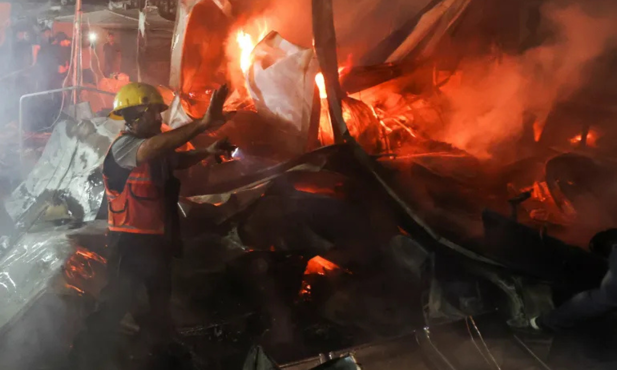 Devastation in Central Gaza Hospital Attack Leaves Burned Bodies Amid Ongoing Conflict